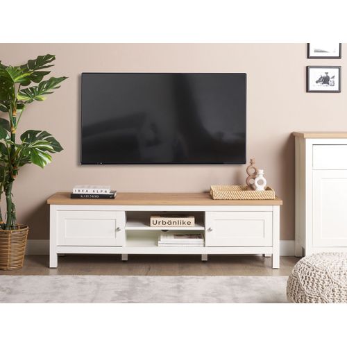 Meuble TV Blanc Cassé Atoca