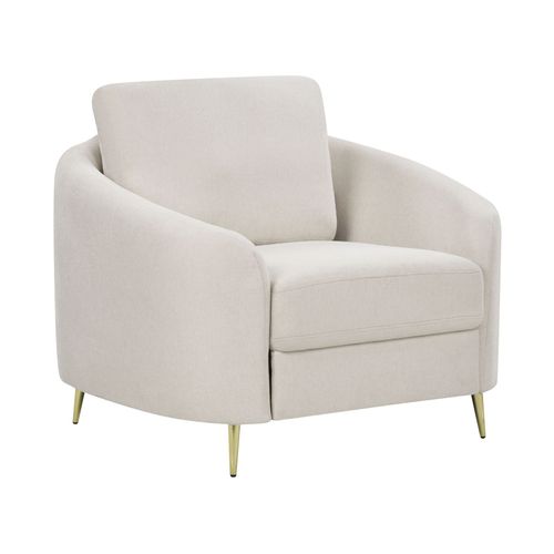 Ensemble De Salon En Tissu Beige Clair Trosa