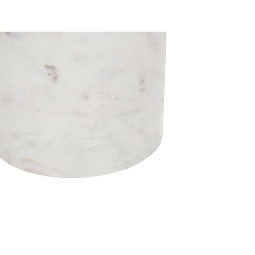 Table D'appoint Dorée Et Blanche Camelo