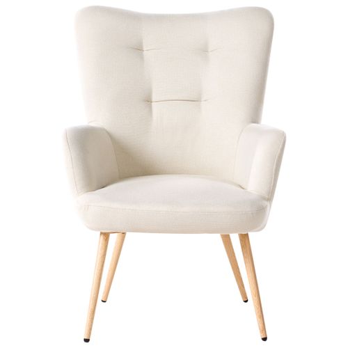 Chaise Avec Repose-pied Beige Clair Vejle