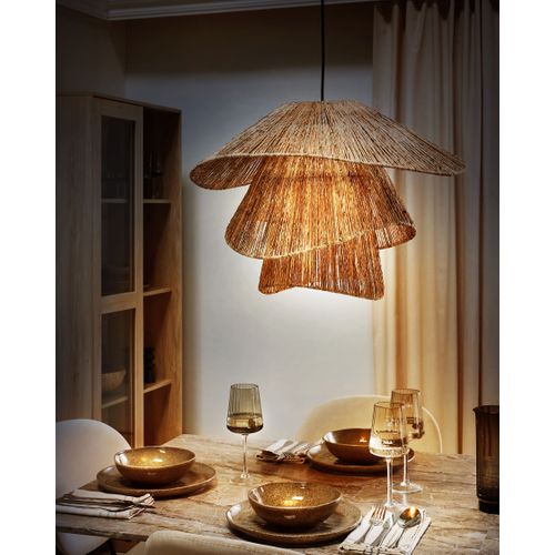 Lampe Suspendue En Jute Naturel Bedas