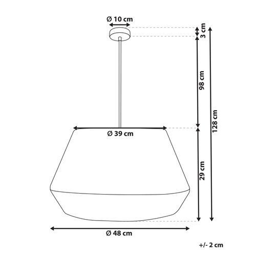 Lampe Suspendue En Jute Naturel Birau