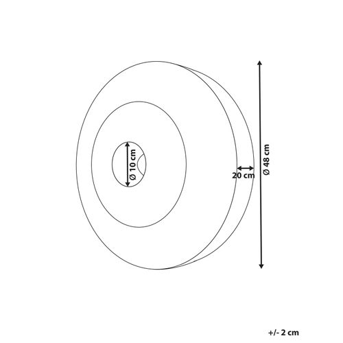Lampe Murale En Paille Naturel Lumut