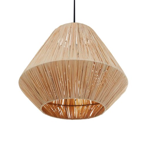 Lampe Suspendue En Paille Naturel Damit