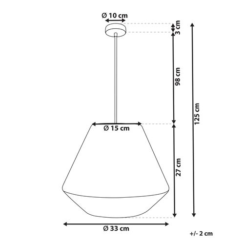 Lampe Suspendue En Paille Naturel Damit