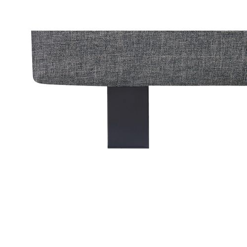 Lit à Eau Double En Tissu Gris 180 X 200 Cm Albi