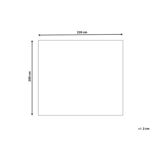 Plaid En Coton Blanc Cassé 220 X 200 Cm Hatton