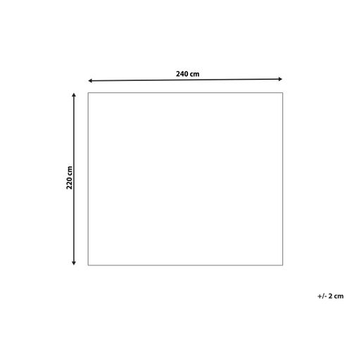 Plaid En Coton Blanc Cassé 220 X 240 Cm Hatton