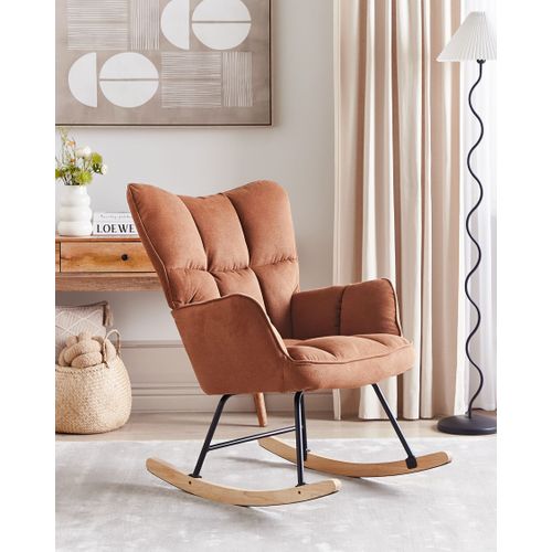 Fauteuil à Bascule Marron Oulu