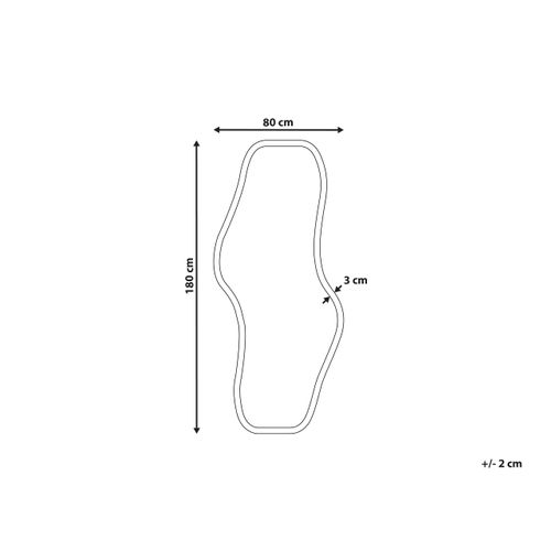 Miroir 180 Cm Bois Clair Biollet