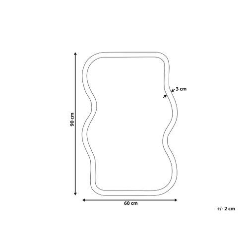 Miroir 90 Cm Bleu Clair Ronnet