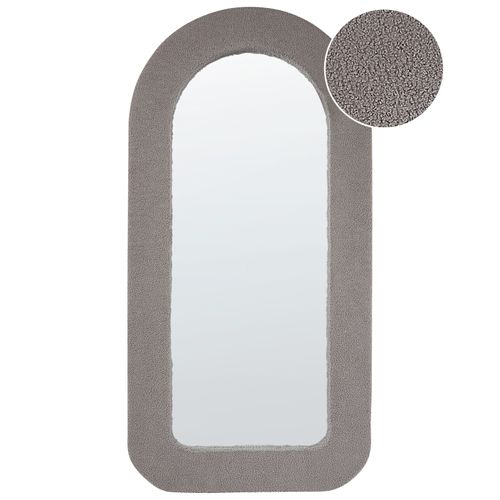 Bouclé Miroir 120 Cm Taupe Cervon