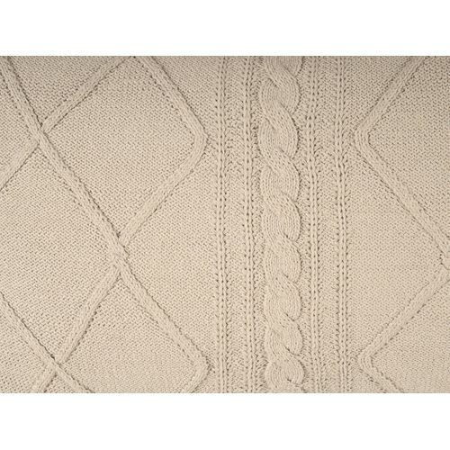 Lot De 2 Coussins Coton Beige Clair Caesia 30 X 50 Cm