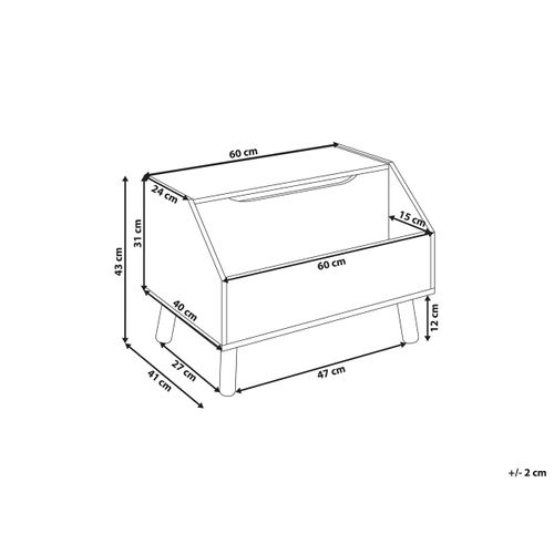 Armoire Casper 43 Cm Bleu