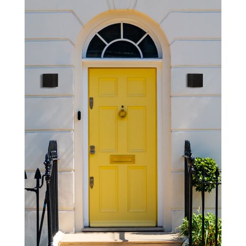 Lot De 2 Appliques D'extérieur LED Noir Aransas