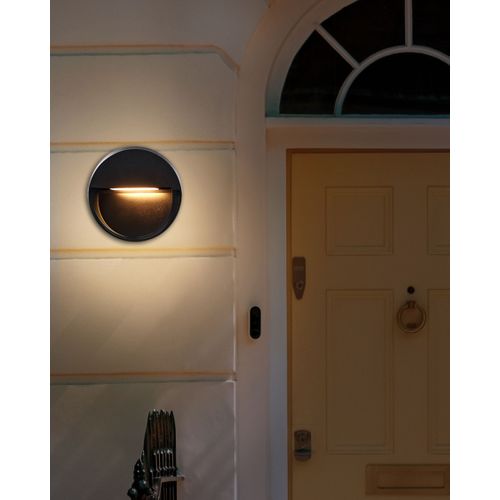 Lot De 2 Appliques D'extérieur LED Noir Pompton