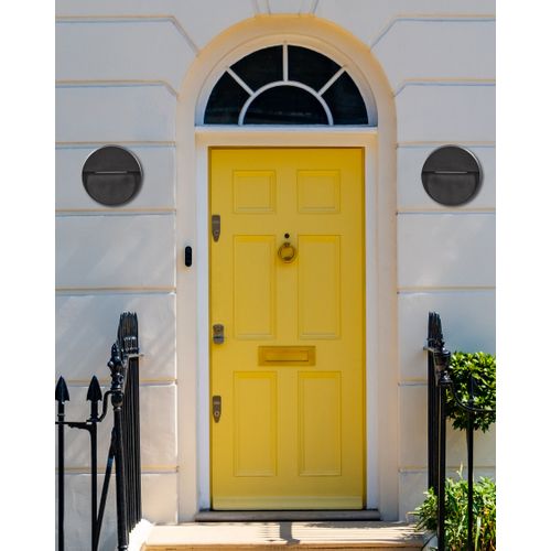 Lot De 2 Appliques D'extérieur LED Noir Pompton