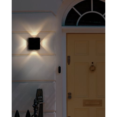 Lot De 2 Appliques D'extérieur LED Noir Ramapo