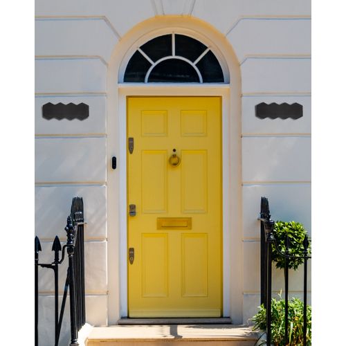 Lot De 2 Appliques D'extérieur LED Noir Weldon