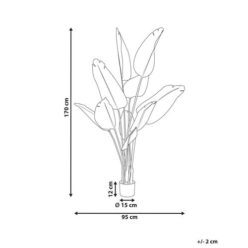 Plante Artificielle Bananier Avec Pot 170 Cm Banana Tree