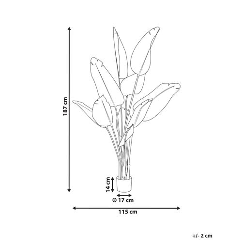 Plante Artificielle Bananier Avec Pot 187 Cm Banana Tree