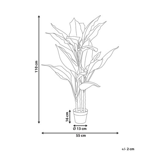 Plante Artificielle 110 Cm Dieffenbachia