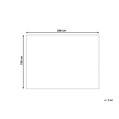 Couvre-lit En Fausse Fourrure 150 X 200 Cm Blanc Salka