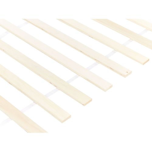 Lit Avec Sommier Bois De Pin Giverny 140 X 200 Cm Marron Clair