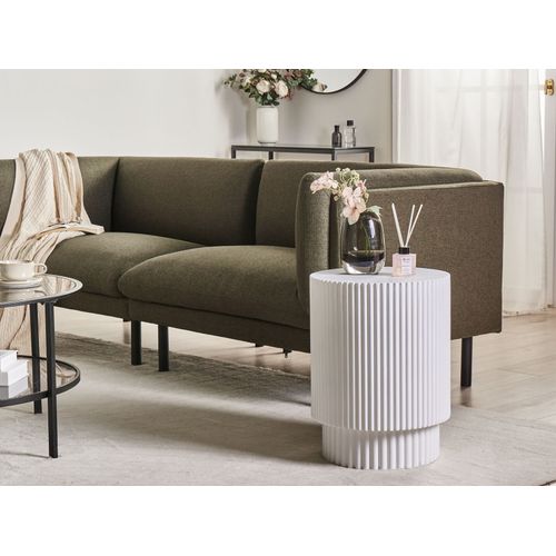 Table D'appoint Biccari 38 Cm 38 Cm Blanc