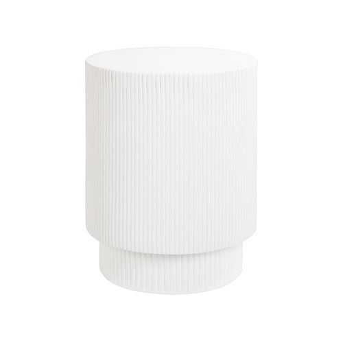 Table D'appoint Biccari 38 Cm 38 Cm Blanc