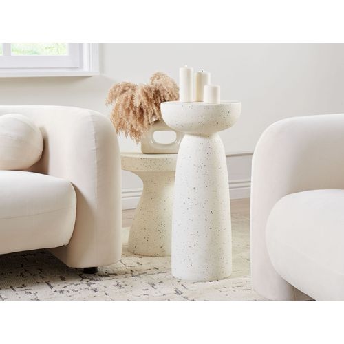 Table D'appoint Blanc Cassé Cadini