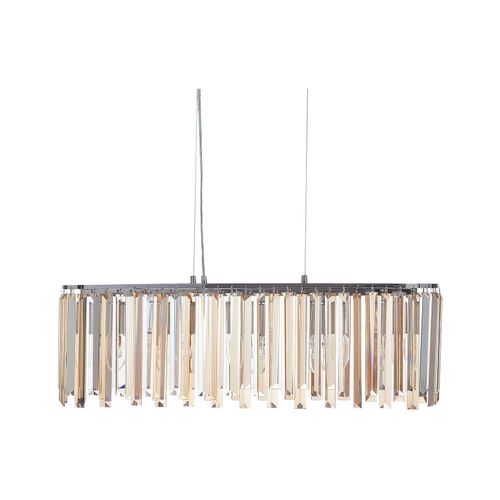 Lustre Mandeo Verre Argenté