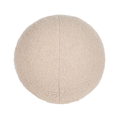 Bouclé Fauteuil Beige Leiren