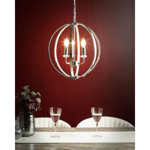 Lustre Tenoiro Métal Argenté