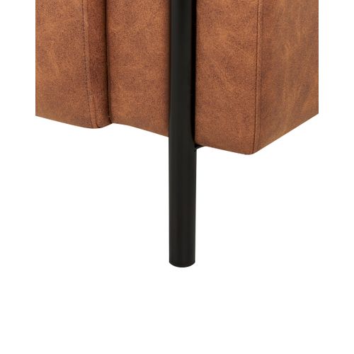 Fauteuil Marron Doré Askim