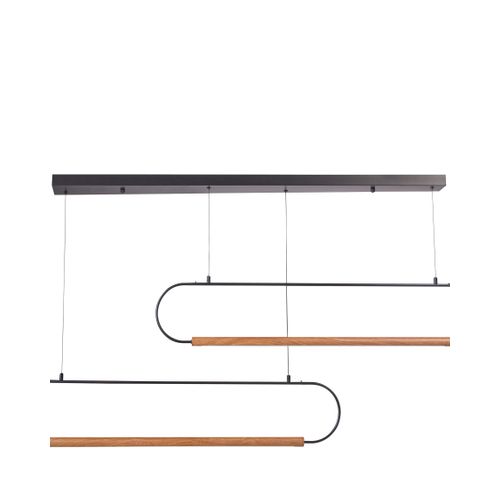 Lampe Suspension Logone Métal Noir