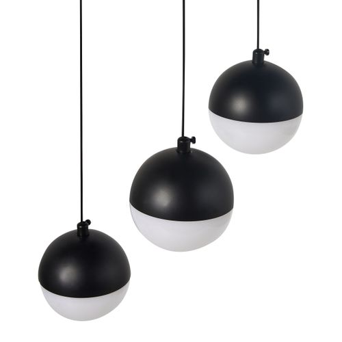 Lampe LED Suspendue Ankobra Métal Noir