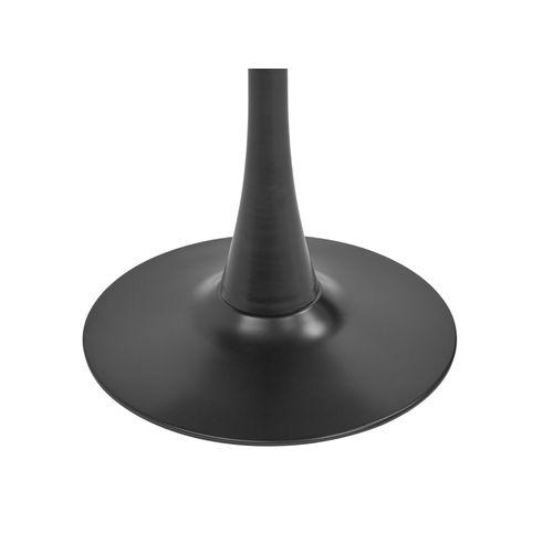 Table De Salle à Manger D 90 Cm Effet Marbre Noire Et Dorée Boca