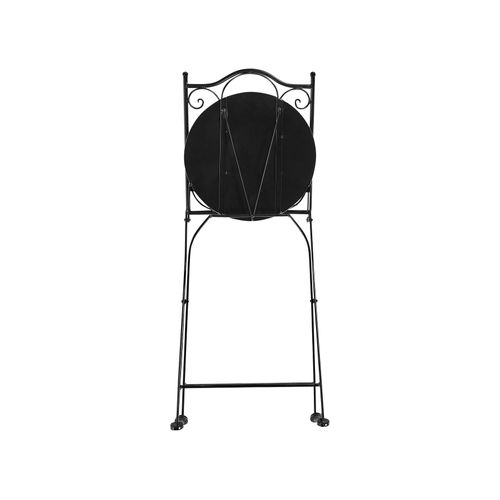 Ensemble Pour Bistro Métal Noir Camprena