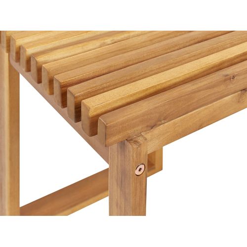 Table De Jardin 40 X 40 Cm Bois Solide Bois Clair Bellano