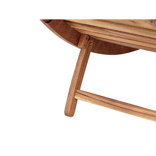 Chaise Longue Avec Coussin Bois Gris Luino