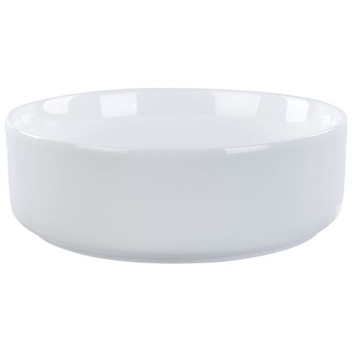 Lavabo En Céramique Rond 36 Cm Blanc Calig
