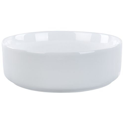Lavabo En Céramique Rond 36 Cm Blanc Calig