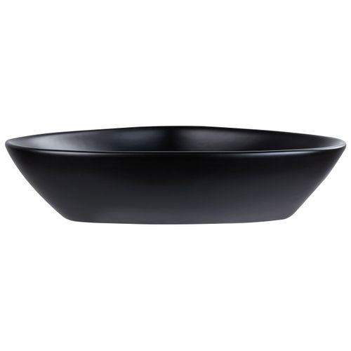 Lavabo En Céramique 60 X 39 Cm Noir Tirig