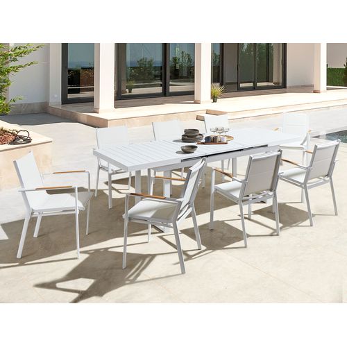 Set De Salle à Manger Métal Blanc Valcanetto/ Busseto