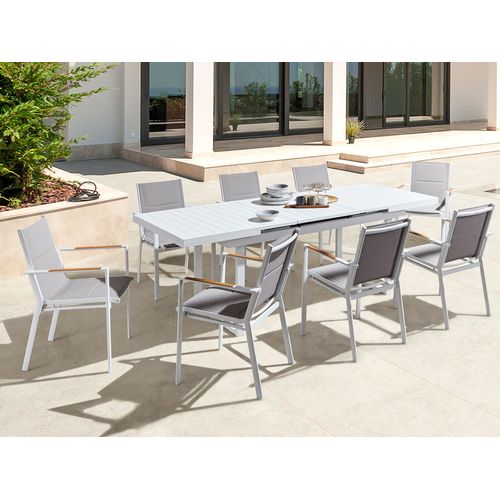 Set De Salle à Manger Métal Gris Valcanetto/ Busseto