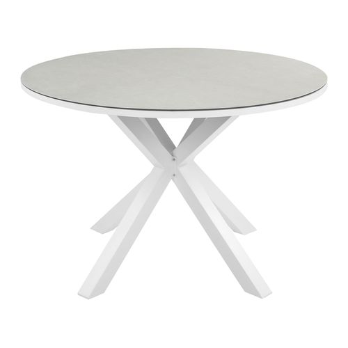 Set De Salle à Manger Métal Blanc Maletto / Busseto