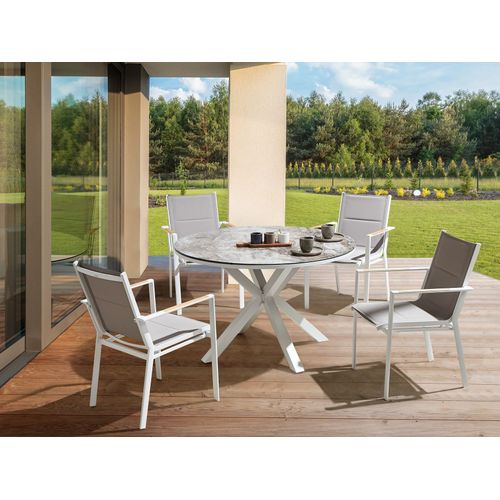 Set De Salle à Manger Métal Gris Maletto / Busseto