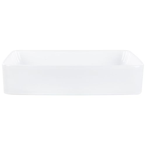 Lavabo En Céramique 51 X 34 Cm Blanc Chivana