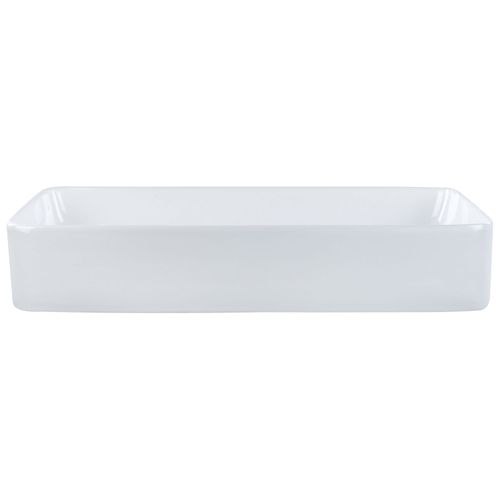 Lavabo En Céramique 61 X 35 Cm Blanc Ulua